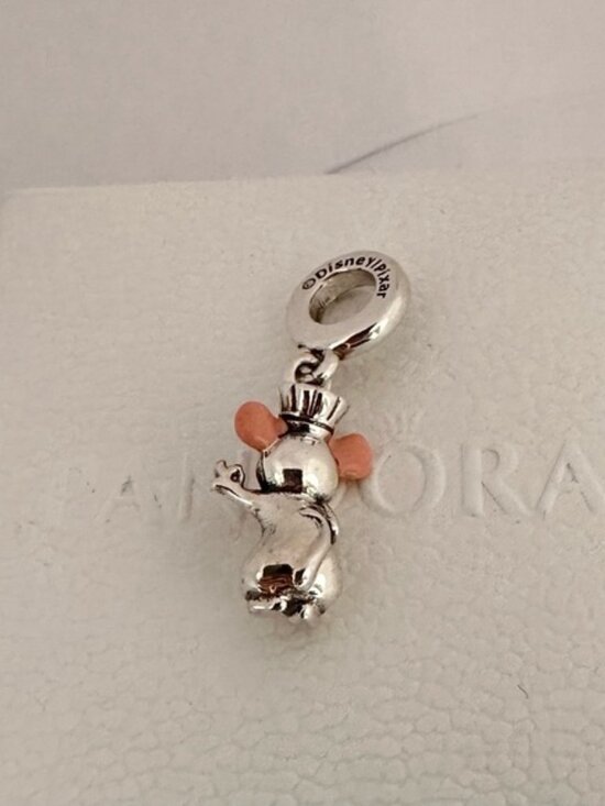 Pandora Ratatouille Remix Mouse Rat Cook Chef CHARM - Picture 4 of 8
